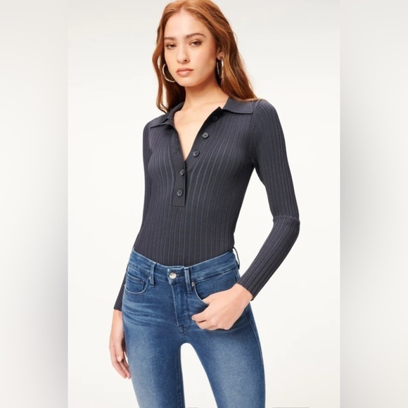 Good American GOOD WAIST SKINNY‎ JEANS blue867 - Picture 16 of 16